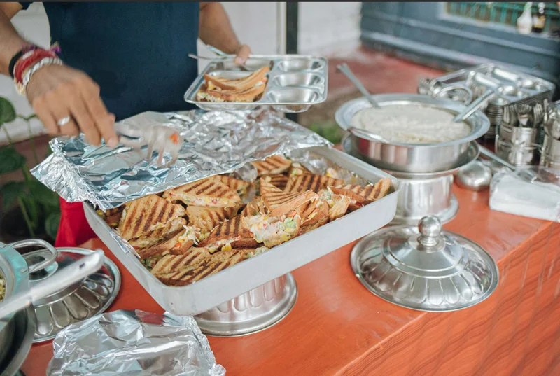 Best Vegetarian Food at Rishikul Yogshala for TTC Students